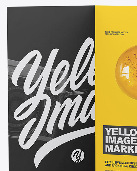 Paper Brochure Mockup PSD #2