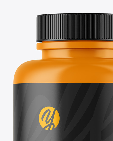 Matte Plastic Bottle Mockup PSD #2