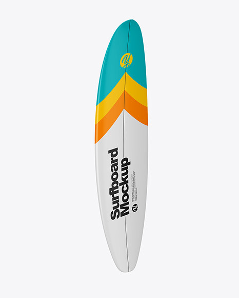 Download Surfboard Mockup - Left Side View in Object Mockups on Yellow Images Object Mockups