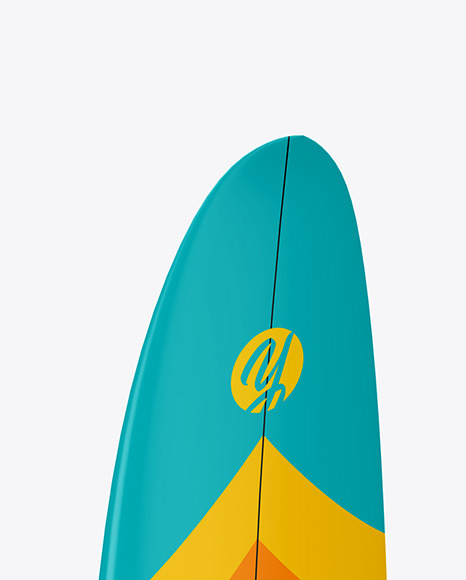 Download Surfboard Mockup Left Side View In Object Mockups On Yellow Images Object Mockups