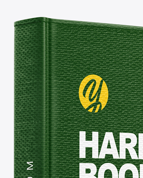 Hardcover Book w  Fabric Cover Mockup PSD #7