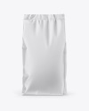 Matte Stand-Up Bag Mockup - Front View