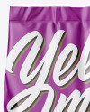 Matte Stand-Up Bag Mockup - Front View