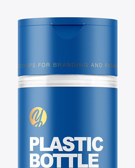 Clear Plastic Bottle Mockup PSD #2