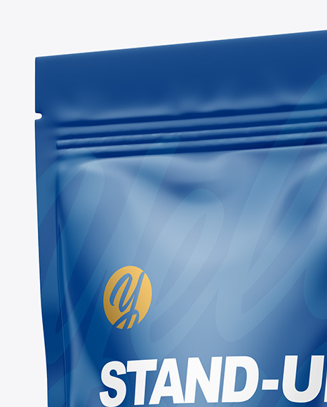 Glossy Stand up Pouch Mockup PSD #2