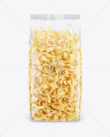 Download Fleckerl Pasta Mockup Front View In Bag Sack Mockups On Yellow Images Object Mockups PSD Mockup Templates