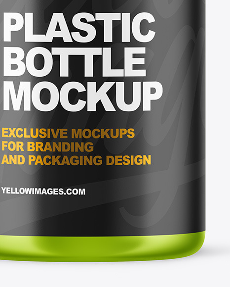 Metallic Bottle Mockup PSD #1
