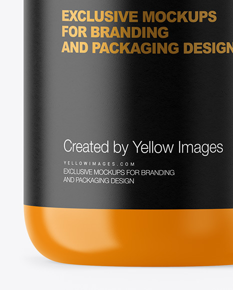 Download Glossy Plastic Bottle With Pump Mockup In Bottle Mockups On Yellow Images Object Mockups PSD Mockup Templates