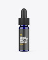 Blue Glass Dropper Bottle Mockup