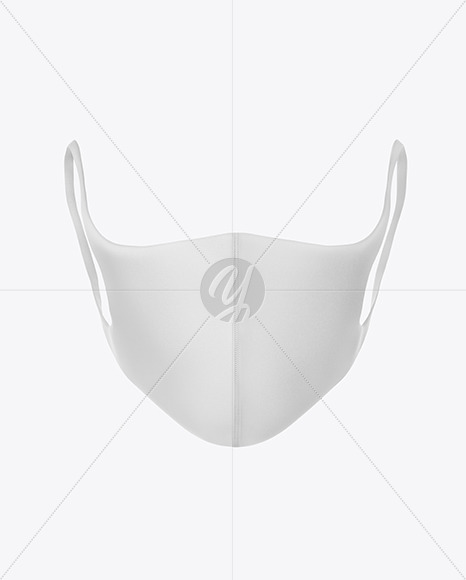 Face Mask Mockup In Apparel Mockups On Yellow Images Object Mockups