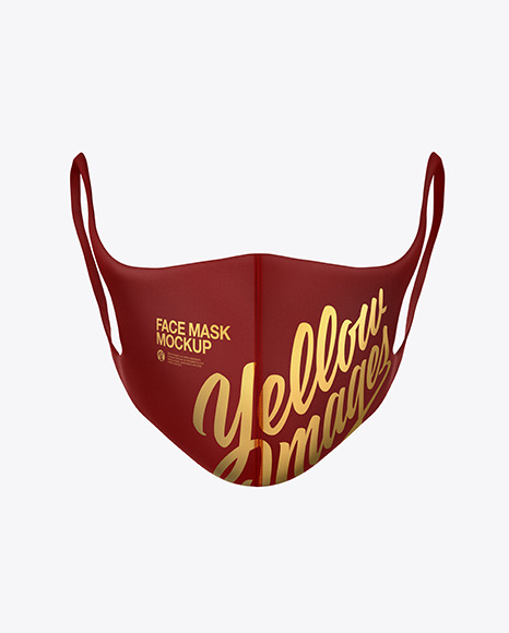 Download Face Mask Mockup Yellowimages Mockups