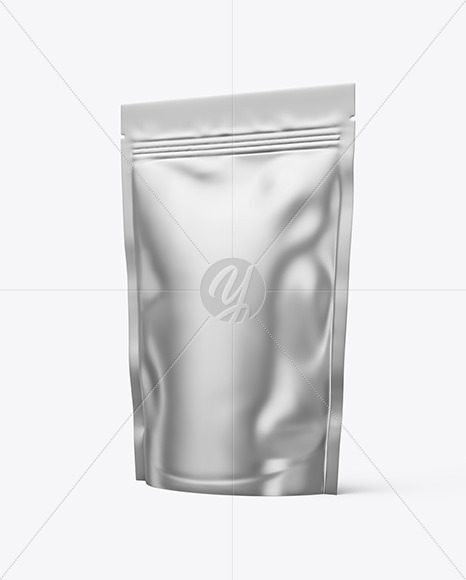 Download Metallic Stand Up Pouch Mockup In Pouch Mockups On Yellow Images Object Mockups Yellowimages Mockups