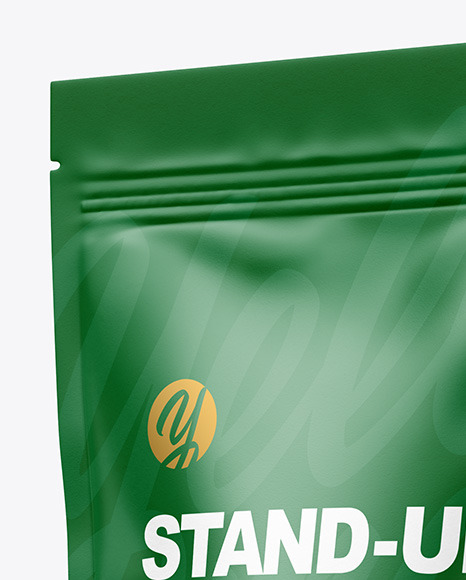 Paper Stand up Pouch Mockup PSD #2