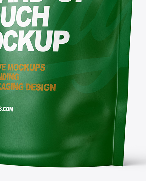 Paper Stand up Pouch Mockup PSD #1