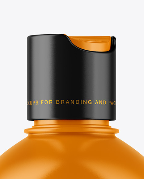 Matte Plastic Bottle Mockup PSD #2