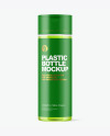 Clear Plastic Bottle Mockup