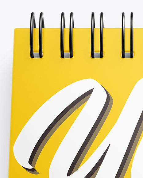 Matte Notebook Mockup PSD #2