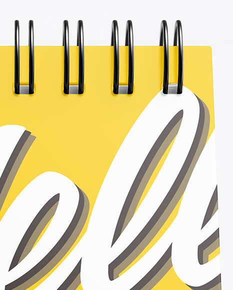 Matte Notebook Mockup PSD #1