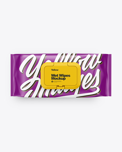 Download Wet Wipes Pack With Plastic Cap Mockup In Flow Pack Mockups On Yellow Images Object Mockups Yellowimages Mockups