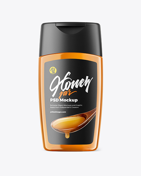 Honey Bottle Mockup