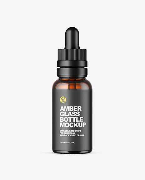 Amber Glass Dropper Bottle