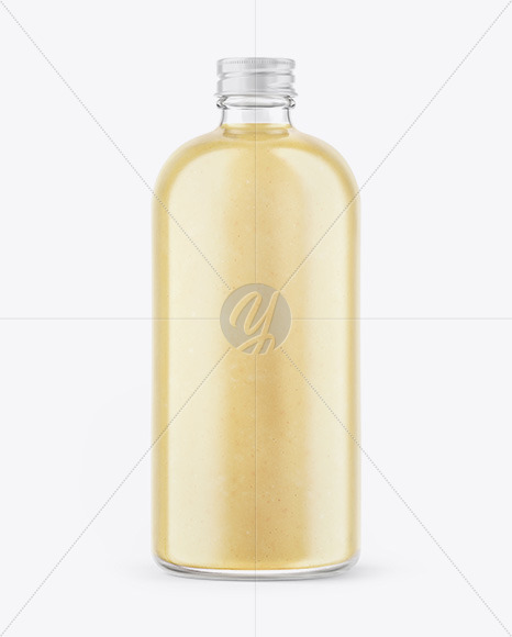 Download 141ml Babyfood Banana Puree Jar Mockup Yellowimages