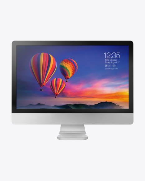 iMac Pro Mockup   Front View PSD #2
