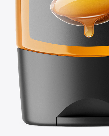 Honey Bottle Mockup PSD #1