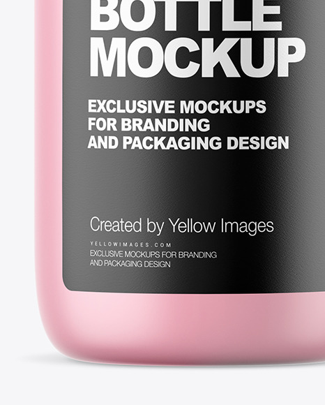 Download Frosted Liquid Soap Bottle with Pump Mockup in Bottle ... Yellowimages Mockups