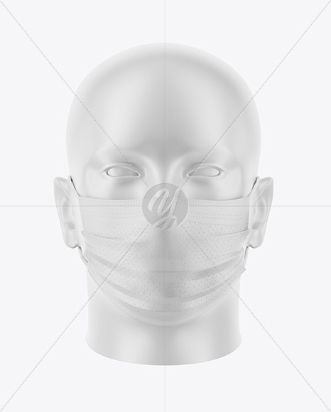 Download Face Mask Mockup In Apparel Mockups On Yellow Images Object Mockups