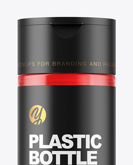 Plastic Bottle Mockup PSD #2