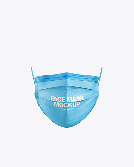 Download Face Mask Mockup In Apparel Mockups On Yellow Images Object Mockups