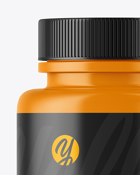 Matte Plastic Bottle Mockup PSD #2