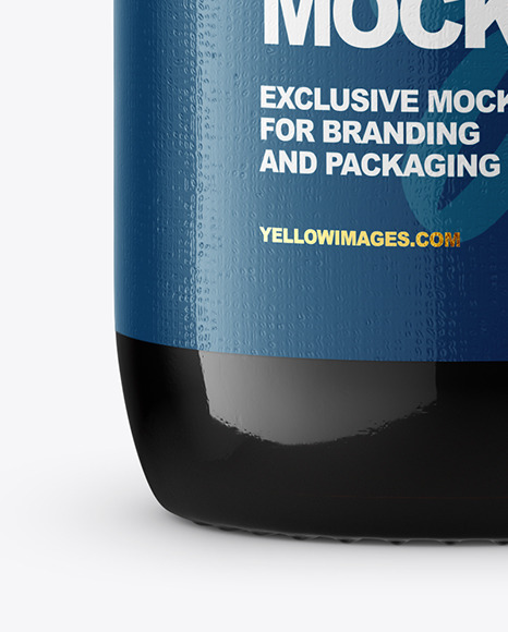 Download 50ml Amber Glass Bottle Mockup In Bottle Mockups On Yellow Images Object Mockups Yellowimages Mockups