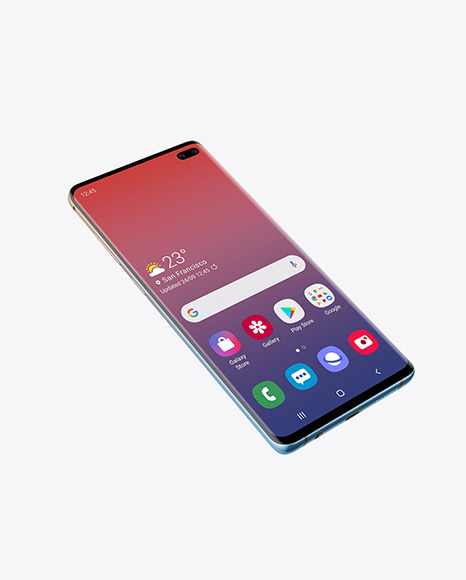 Nacre Samsung Galaxy S10 Mockup