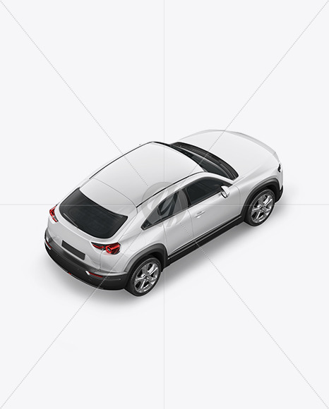 Download Compact Crossover Suv Mockup Back Half Side View In Vehicle Mockups On Yellow Images Object Mockups PSD Mockup Templates