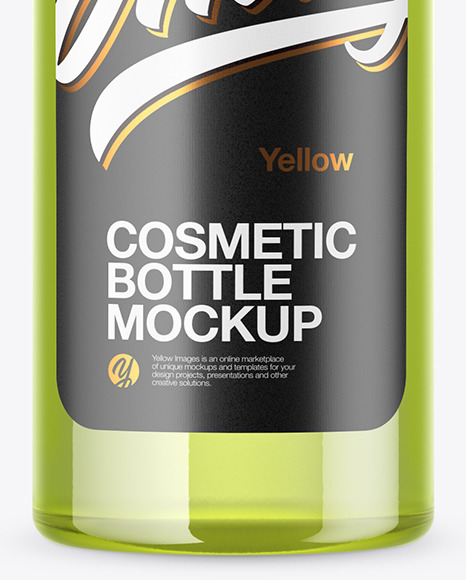 Glass Bottle Mockup PSD #1