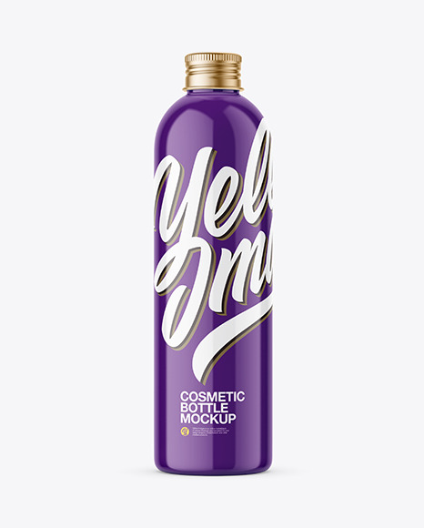 Plastic Cosmetic Bottle Mockup