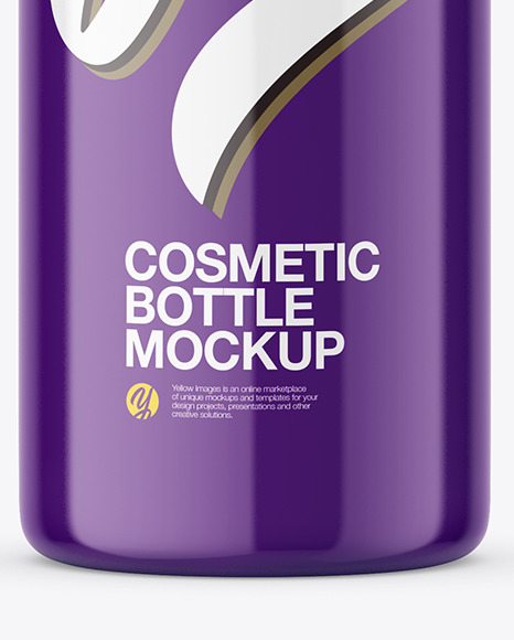 Plastic Cosmetic Bottle Mockup PSD #1