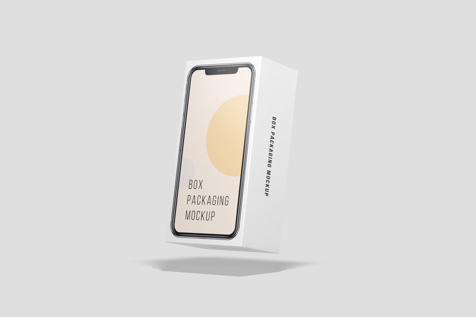 Download Box Packaging Mockup In Packaging Mockups On Yellow Images Creative Store PSD Mockup Templates