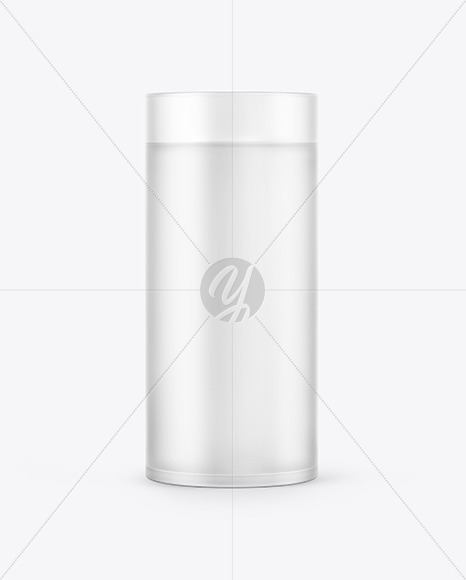 Frosted Glass With Water Mockup In Cup Bowl Mockups On Yellow Images Object Mockups