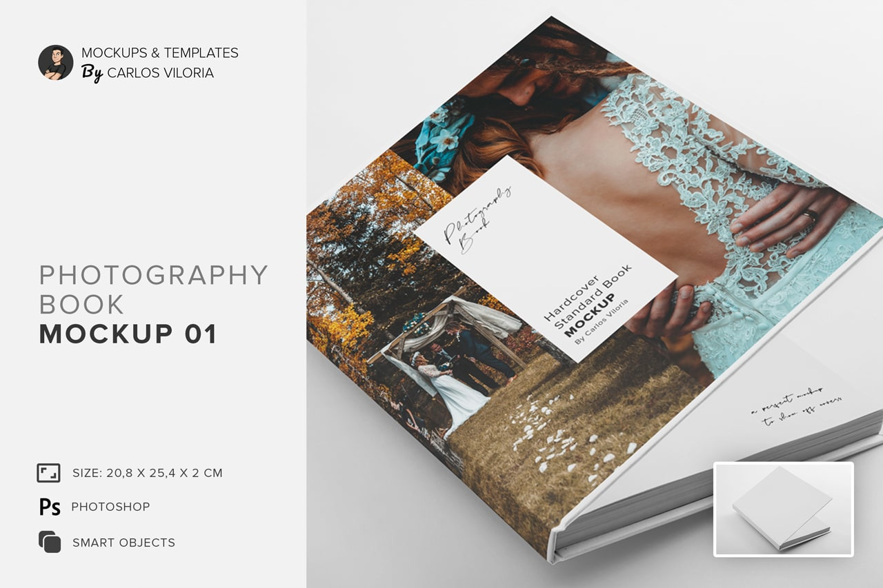 Download Hardcover Photo Book Mockup 01 In Stationery Mockups On Yellow Images Creative Store Yellowimages Mockups