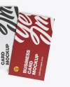 Three Business Cards Mockup
