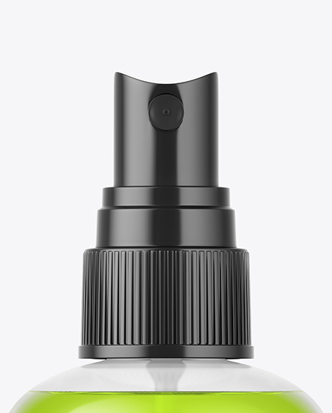 Spray Bottle With Liquid Mockup PSD #6