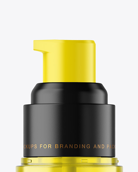 Airless Pump Bottle Mockup PSD #1