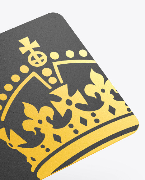 Plastic Card Mockup PSD #1