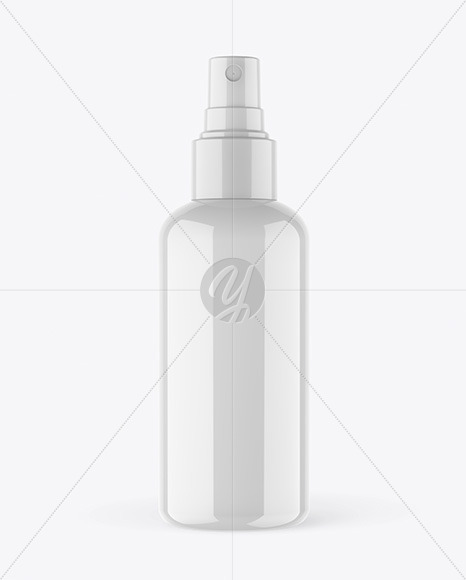 Download Glossy Spray Bottle Mockup In Bottle Mockups On Yellow Images Object Mockups PSD Mockup Templates