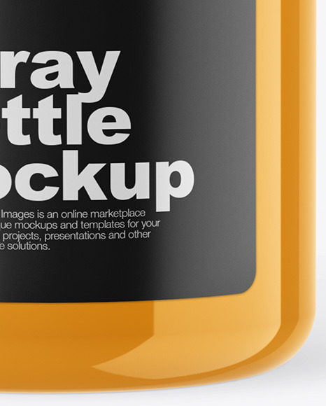 Download Glossy Spray Bottle Mockup In Bottle Mockups On Yellow Images Object Mockups Yellowimages Mockups