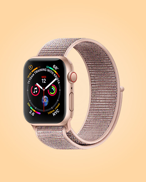 Apple Watch Series 4 Mockup PSD #2