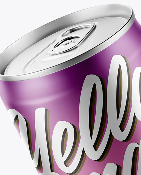 Matte Can Mockup PSD #2